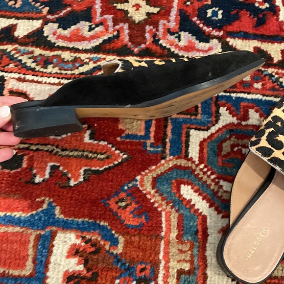 Velvet leopard mules - Picture 2 of 7